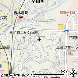 長崎県佐世保市早苗町288周辺の地図