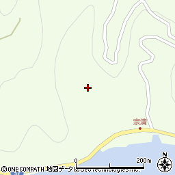 愛媛県宇和島市津島町北灘628周辺の地図