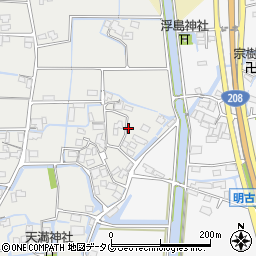 福岡県柳川市大和町明野228周辺の地図