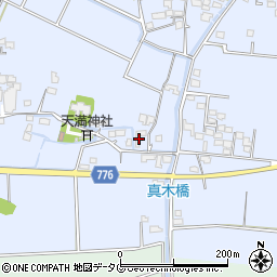 福岡県みやま市瀬高町大江1158周辺の地図