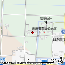 福岡県みやま市瀬高町高柳698周辺の地図