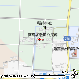 福岡県みやま市瀬高町高柳653周辺の地図
