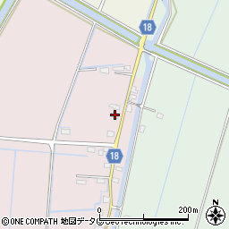 福岡県柳川市大浜町1411周辺の地図