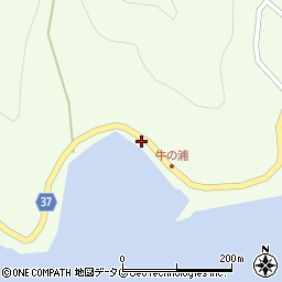 愛媛県宇和島市津島町北灘960周辺の地図