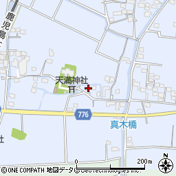 福岡県みやま市瀬高町大江1161周辺の地図