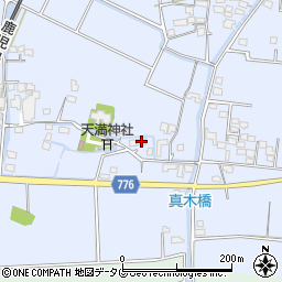 福岡県みやま市瀬高町大江1162周辺の地図