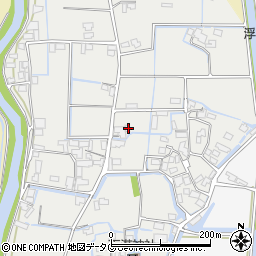 福岡県柳川市大和町明野171周辺の地図