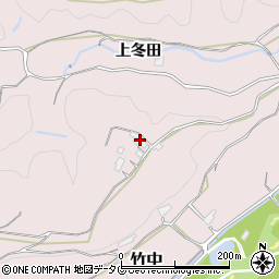 大分県大分市竹中2413周辺の地図