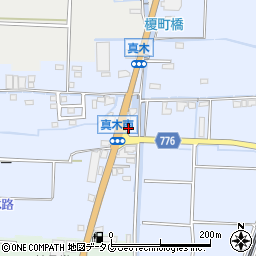 福岡県みやま市瀬高町大江742周辺の地図