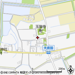 福岡県みやま市瀬高町大廣園1374周辺の地図