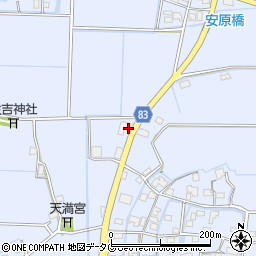 福岡県柳川市大和町六合1248周辺の地図