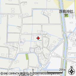 福岡県柳川市大和町明野242周辺の地図