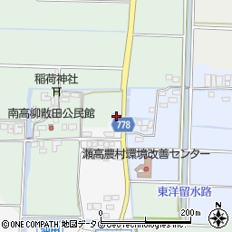 福岡県みやま市瀬高町高柳345周辺の地図