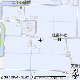 福岡県柳川市大和町六合1174周辺の地図