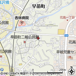 長崎県佐世保市早苗町290周辺の地図