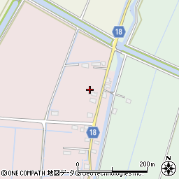 福岡県柳川市大浜町1414周辺の地図