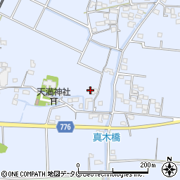 福岡県みやま市瀬高町大江1163周辺の地図