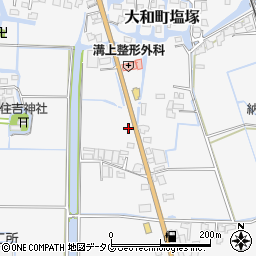 福岡県柳川市大和町塩塚940周辺の地図