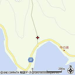 愛媛県宇和島市津島町北灘乙周辺の地図