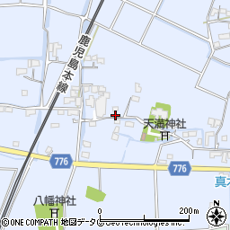 福岡県みやま市瀬高町大江912周辺の地図