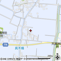 福岡県みやま市瀬高町大江1112周辺の地図