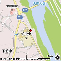 大分県大分市竹中2769周辺の地図