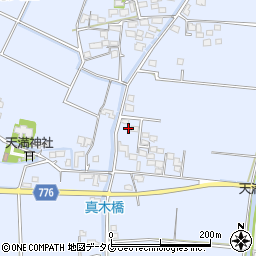 福岡県みやま市瀬高町大江1114周辺の地図