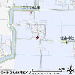 福岡県柳川市大和町六合1110周辺の地図