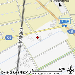 福岡県みやま市瀬高町大廣園1095周辺の地図