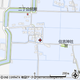福岡県柳川市大和町六合1113周辺の地図