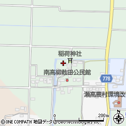 福岡県みやま市瀬高町高柳646周辺の地図