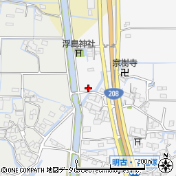 福岡県柳川市大和町塩塚808周辺の地図