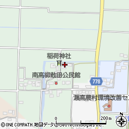福岡県みやま市瀬高町高柳641周辺の地図