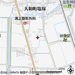 福岡県柳川市大和町塩塚652周辺の地図