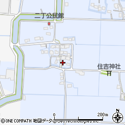 福岡県柳川市大和町六合1111周辺の地図