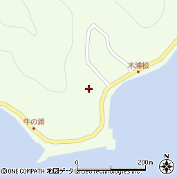 愛媛県宇和島市津島町北灘510周辺の地図