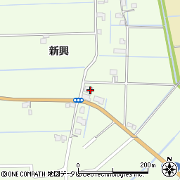 佐賀県杵島郡白石町新興周辺の地図