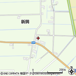 佐賀県白石町（杵島郡）新興周辺の地図