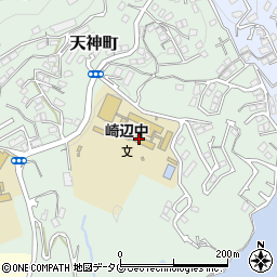 長崎県佐世保市天神町1705-2周辺の地図