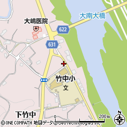 大分県大分市竹中2776周辺の地図