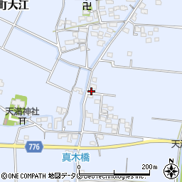 福岡県みやま市瀬高町大江1115周辺の地図