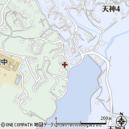 長崎県佐世保市天神町1863周辺の地図