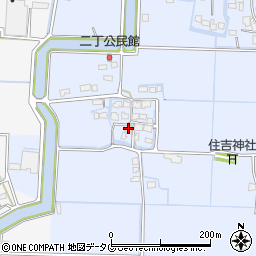 福岡県柳川市大和町六合1106周辺の地図