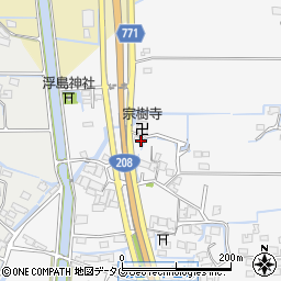 福岡県柳川市大和町塩塚816周辺の地図