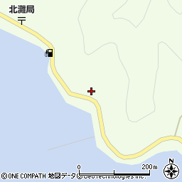 愛媛県宇和島市津島町北灘1012周辺の地図