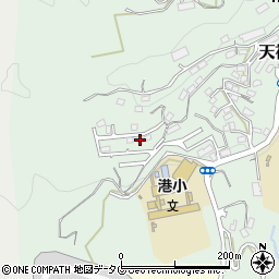 長崎県佐世保市天神町1575-29周辺の地図