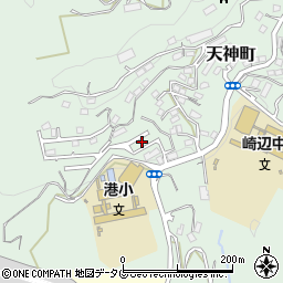 長崎県佐世保市天神町1667-15周辺の地図