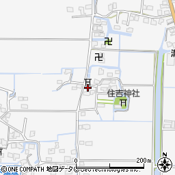 福岡県柳川市大和町塩塚866周辺の地図
