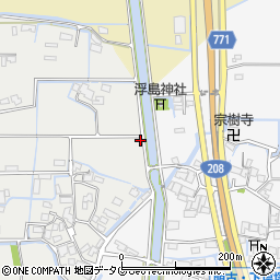 福岡県柳川市大和町明野191周辺の地図