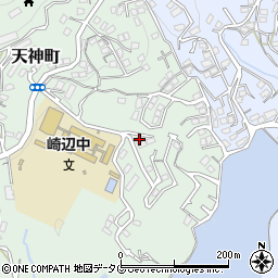 長崎県佐世保市天神町1733周辺の地図